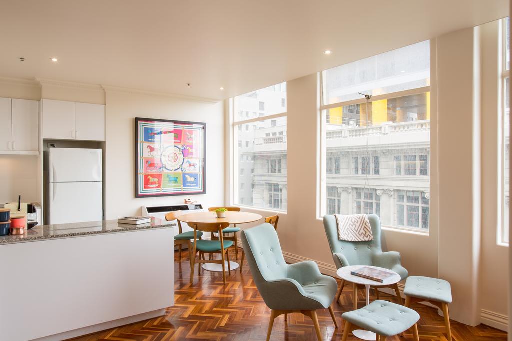 1 Exhibition Apartment Hotel Melbourne Szoba fotó
