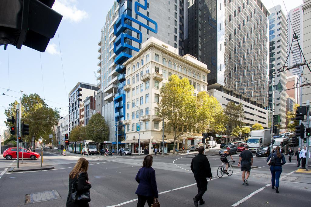 1 Exhibition Apartment Hotel Melbourne Szoba fotó